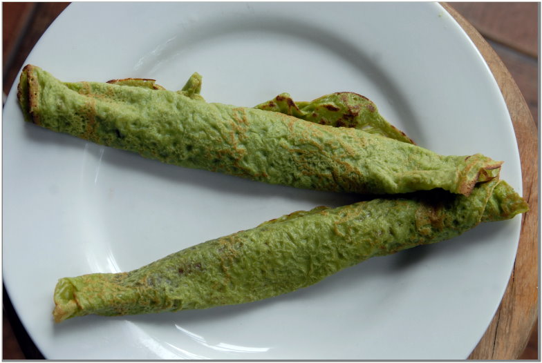 Matcha palacsinta k&eacute;szen