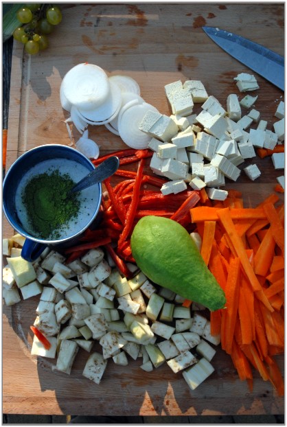 verdure al t&eacute; verde matcha ingredienti